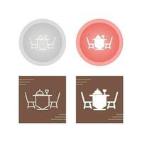 Dinner Table Vector Icon