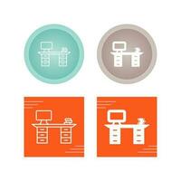 Working Desk Vector Icon