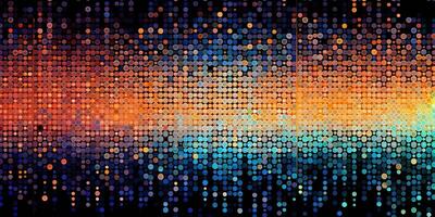 AI Generated. AI Generative. Geometric abstract random pixel dot decoration texture background. Used for graphic or web design. Graphic Art photo