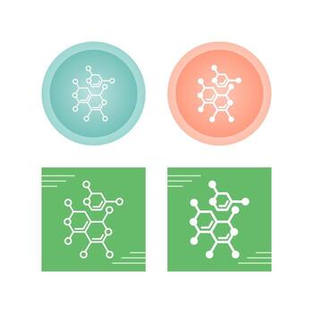 icono de vector de moléculas