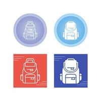 Backpack Vector Icon