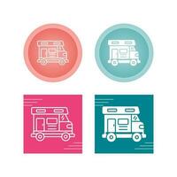 Camper Van Vector Icon