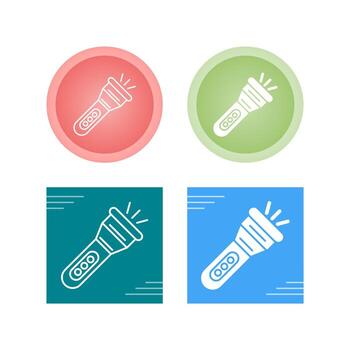 icono de vector de linterna