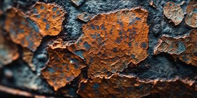 . . Old vintage retro old aged damaged metal texture. Scratched grunge surface. Graphic Art photo