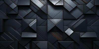 . . Darm metal steel plane stripe block brick abstract geometric shapes. Background texture pattern. Graphic Art photo