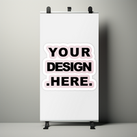 roll up banner mockup AI Generative psd