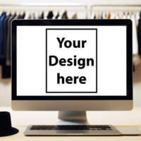 mockup Design a web site layout for an online fashion psd