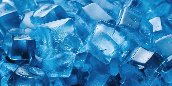 . . Ice cube cold water solid pattern decoration background. Graphic Art photo