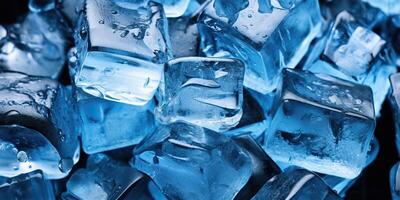 . . Ice cube cold water solid pattern decoration background. Graphic Art photo