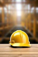 Construction equipment hat and helmet photo