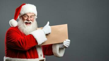 Santa Claus promotional banner photo