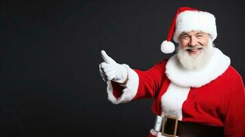 Santa Claus promotional banner photo