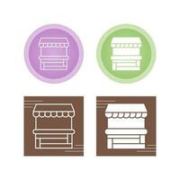 Food Stand Vector Icon