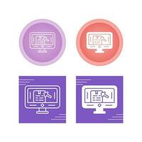 Digital Booking Vector Icon