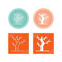 Dry Tree Vector Icon