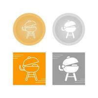 Grilled Vector Icon