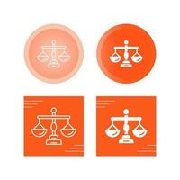 Justice Scale Vector Icon