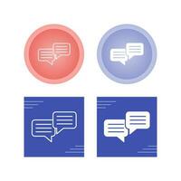 Chatting Vector Icon