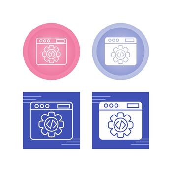 icono de vector de programación