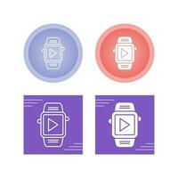 icono de vector de reloj inteligente