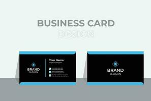 Modern presentation card. Vector business card template. Visiting card for business and personal use. Vector illustration design. Creative and modern business card template.