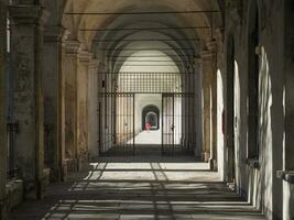 la certosa ex monasterio y insano asilo Entrada portal en foto