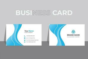 Modern Business card Design Template. Creative and clean Business card Template. Elegant Business card. Personal visiting card abstract Design. Creative Modern name card. vector