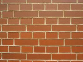 industrial style Red brick wall background photo