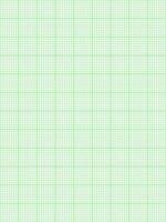 green color graph paper over white background photo