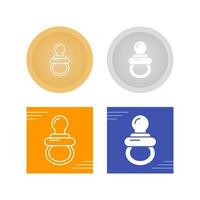 Pacifier Vector Icon