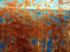 Fondo de textura de metal de acero oxidado marrón de estilo industrial foto
