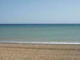 sea seen from beach photo