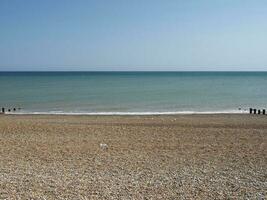 sea seen from beach photo