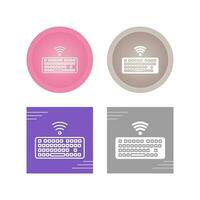 Wireless Keyboard Vector Icon