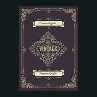 vintage frames templates elegant symmetry vector