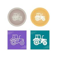 icono de vector de tractor