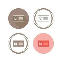 Protected Card Vector Icon