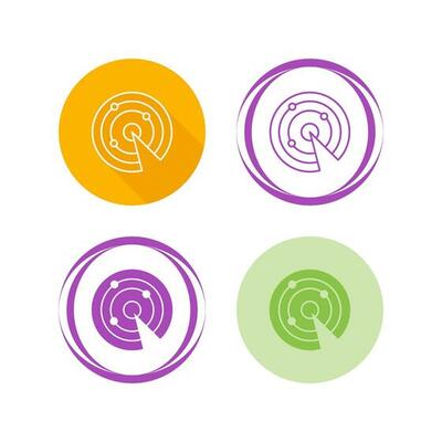 Radar Vector Icon