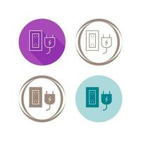 Plug and Socket Vector Icon