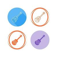 icono de vector de guitarra