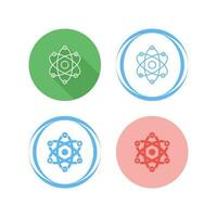 Atom Structure Vector Icon