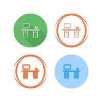 Working Desk Vector Icon