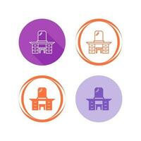 Dressing Table Vector Icon