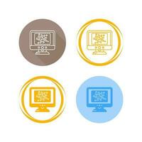 Virus Lcd Vector Icon