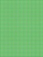 black color graph paper over green background photo