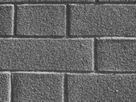 brick wall background in black and white photo