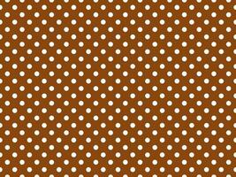 white polka dots over saddle brown background photo