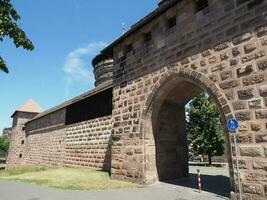 Spittlertor tower in Nuernberg photo