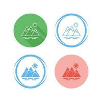 Mountain Vector Icon