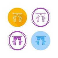 Curtains Vector Icon